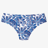 Tessy Corfu Wide Side Bikini Pant - Blue - Simply Beach UK