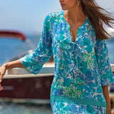 Coral Beach Tunic - Turquoise - Simply Beach UK