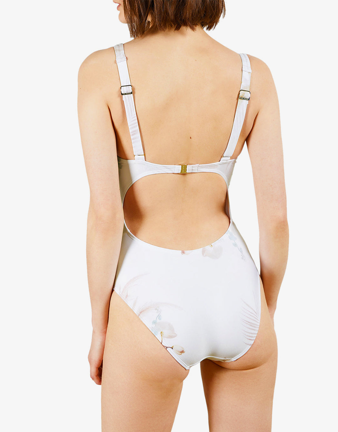 Daizey Cupped Panel Swimsuit - White - Simply Beach UK