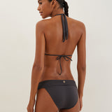Graffiti Bia Tube Bikini Top - Grey - Simply Beach UK