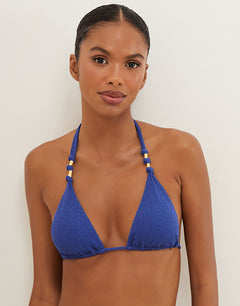 Firenze Paula Tri Bikini Top - Sapphire - Simply Beach UK