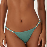 Firenze Paula Brazilian Bikini Pant - Seaglass - Simply Beach UK