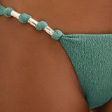Firenze Paula Brazilian Bikini Pant - Seaglass - Simply Beach UK