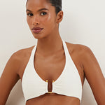 Dune Jill Alanna Bikini Top - White - Simply Beach UK
