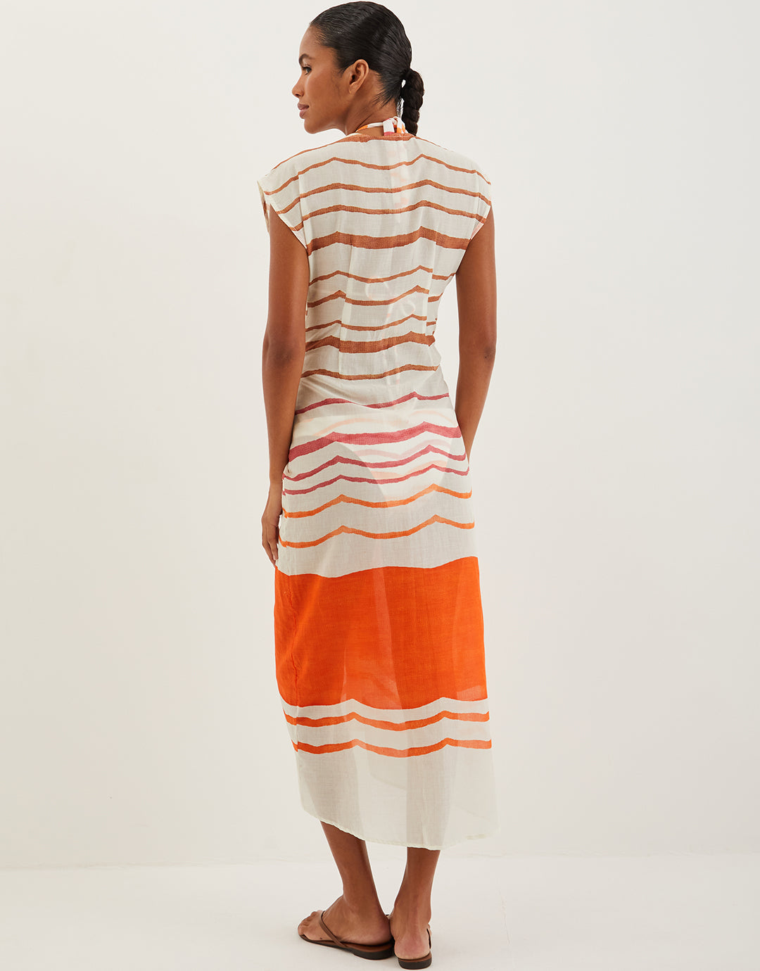 Sandstone Sasha Long Cover Up - Print - Simply Beach UK