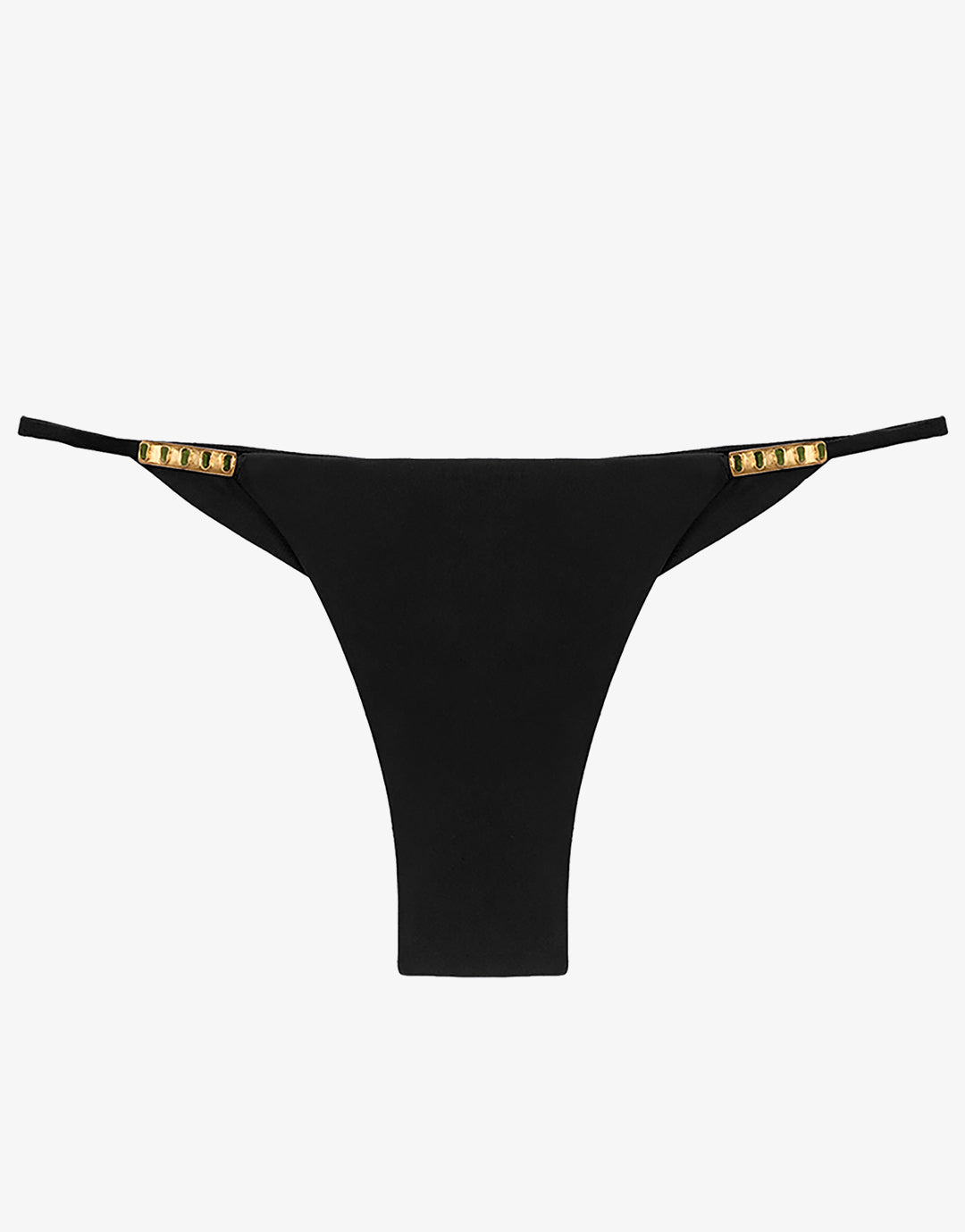 Solid Besse Cheeky Bikini Pant - Black - Simply Beach UK