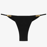 Solid Besse Cheeky Bikini Pant - Black - Simply Beach UK