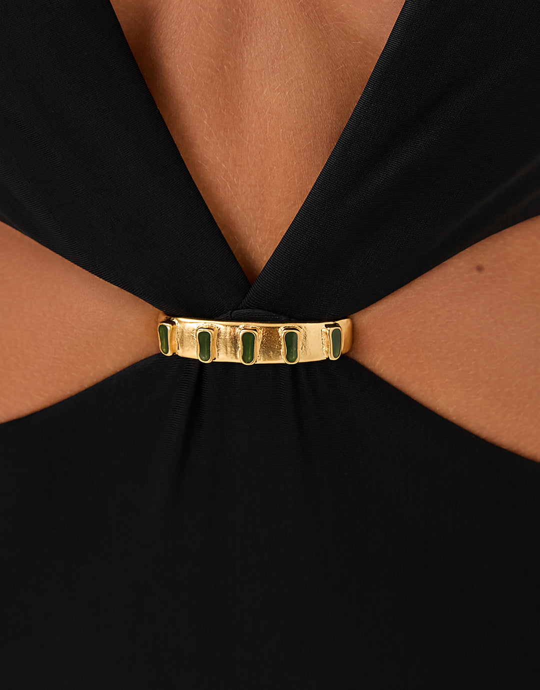 Solid Besse Brazilian Swimsuit - Black - Simply Beach UK