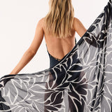 Leafscape Blue Sarong - Blue