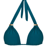 ViX Paula Hermanny Windward Bia Tube Bikini Top - Teal - Simply Beach UK