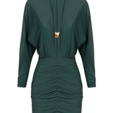 ViX Paula Hermanny Windward Iris Short Dress - Teal - Simply Beach UK