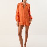 Sundream Yana Long Sleeve Blouse - Orange