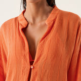 Sundream Yana Long Sleeve Blouse - Orange