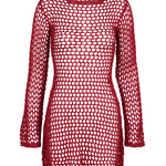 ViX Paula Hermanny Burgeon Belle Short Cover Up - Red - Simply Beach UK