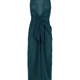 ViX Paula Hermanny Windward Mita Long Cover Up - Teal - Simply Beach UK