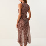 Barth Twist Long Cover Up - Animal