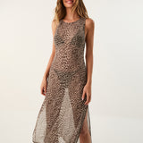 Barth Twist Long Cover Up - Animal