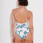 Floral Abstract Swimsuit - Puffy Sky - Simply Beach UK