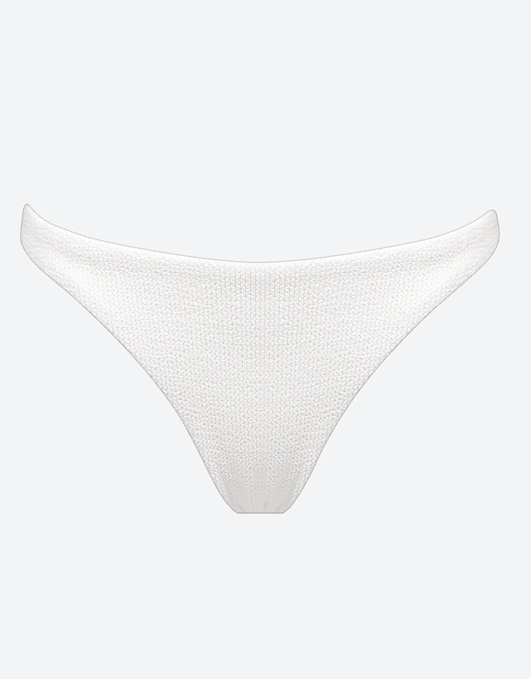 Retro Purity Bikini Bottom - White - Simply Beach UK