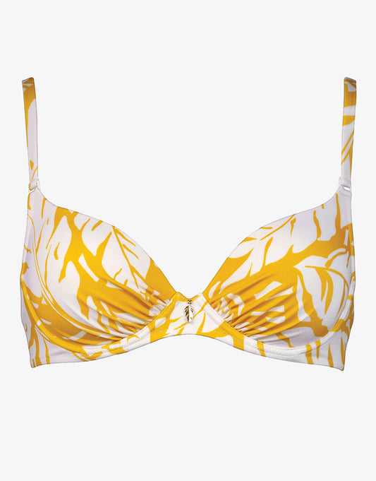 Summer Spritz Underwire Bikini Top - Sunshine - Simply Beach UK