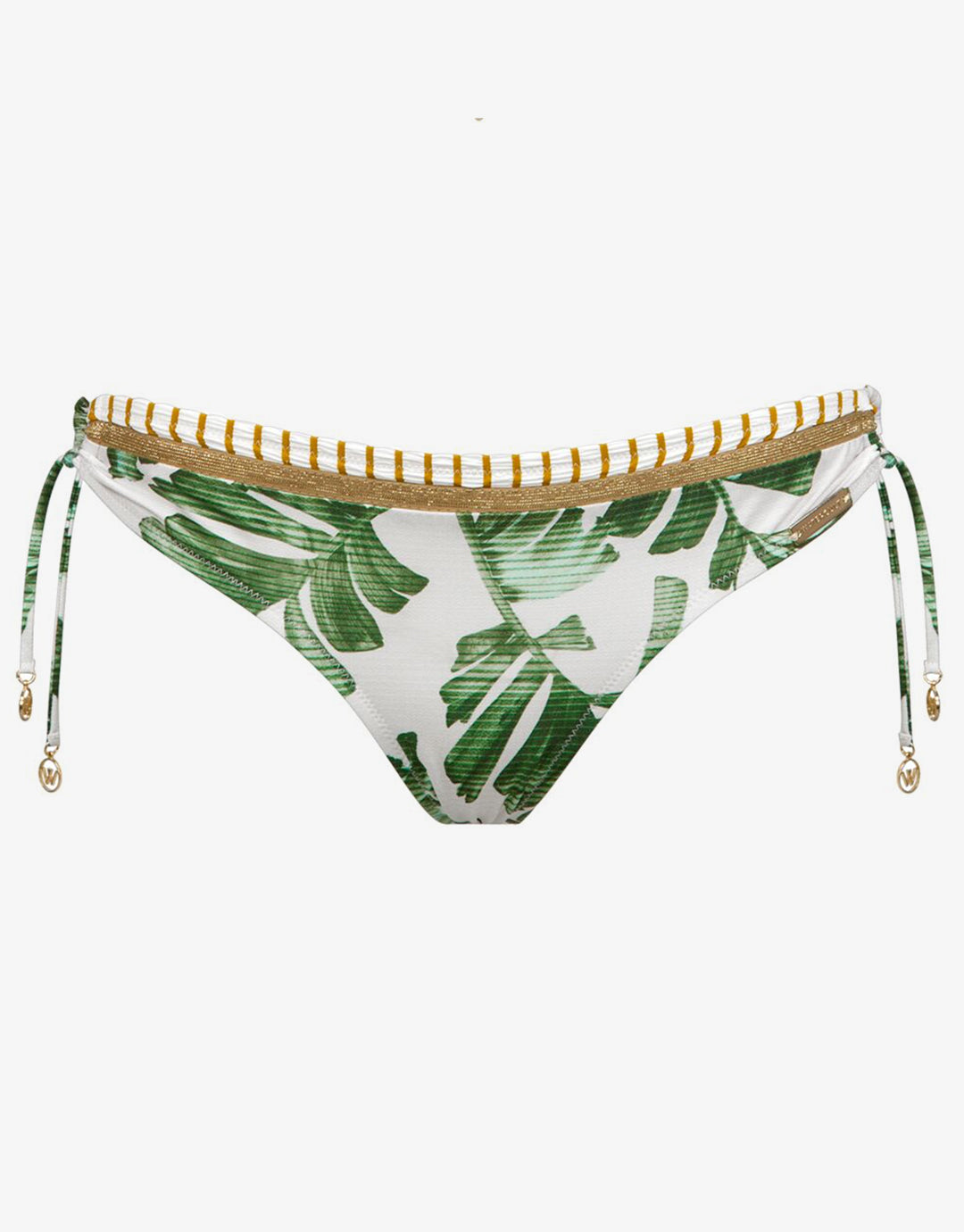 Summer Duo Tie Side Pant - Leafy Breeze - Simply Beach UK