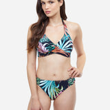 Profile Tropico Halter Bikini Top - Black - Simply Beach UK