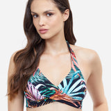 Profile Tropico Halter Bikini Top - Black - Simply Beach UK