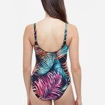 Profile Tropico V Neck Swimsuit - Black - Simply Beach UK