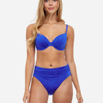 Profile Under My Skin Underwired D Cup Bikini Top - Royal Blue - Simply Beach UK