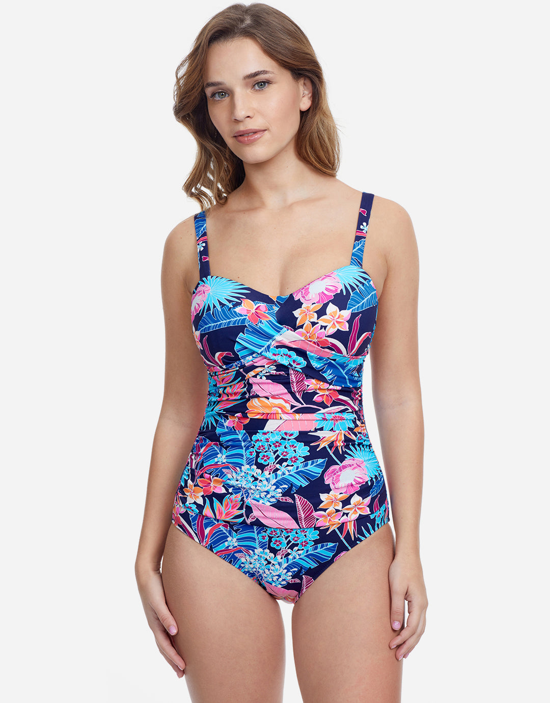 Profile Bohemian Gypsy D Cup Swimsuit - Navy - Simply Beach UK