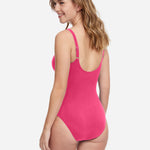 Profile Tutti Frutti V Neck Swimsuit - Rose - Simply Beach UK