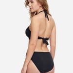Profile Tutti Frutti Ruched Side Bikini Pant - Black - Simply Beach UK