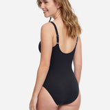 Profile Tutti Frutti V Neck Swimsuit - Black - Simply Beach UK