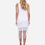 Profile Tutti Frutti Crochet Dress - White - Simply Beach UK