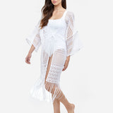 Profile Tutti Frutti Lace Kimono - White - Simply Beach UK