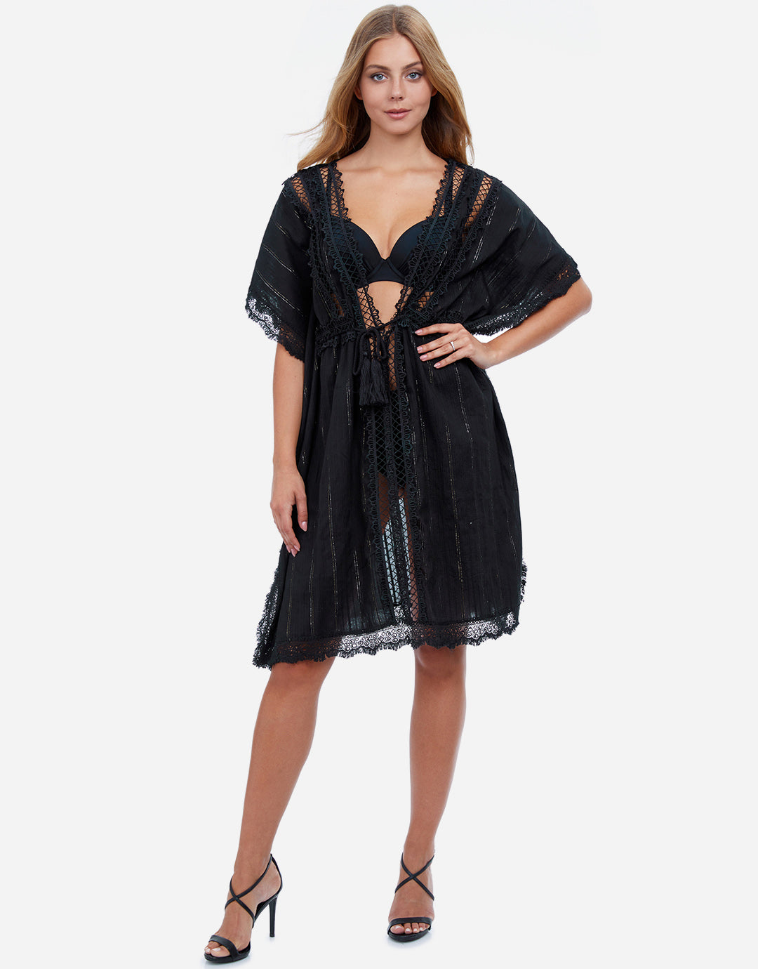 Profile Tutti Frutti Dress - Black - Simply Beach UK