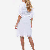 Profile Tutti Frutti Kaftan Dress - White - Simply Beach UK