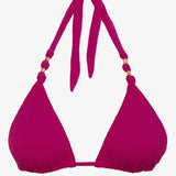 Firenze Paula Tri Bikini Top - Pink - Simply Beach UK