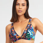 Aida Plunge Bikini Top - Simply Beach UK