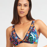 Aida Plunge Bikini Top - Simply Beach UK