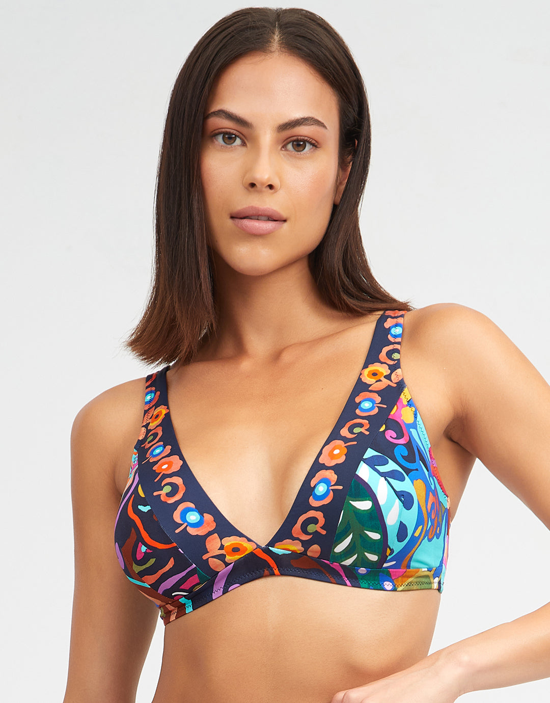Aida Plunge Bikini Top - Simply Beach UK