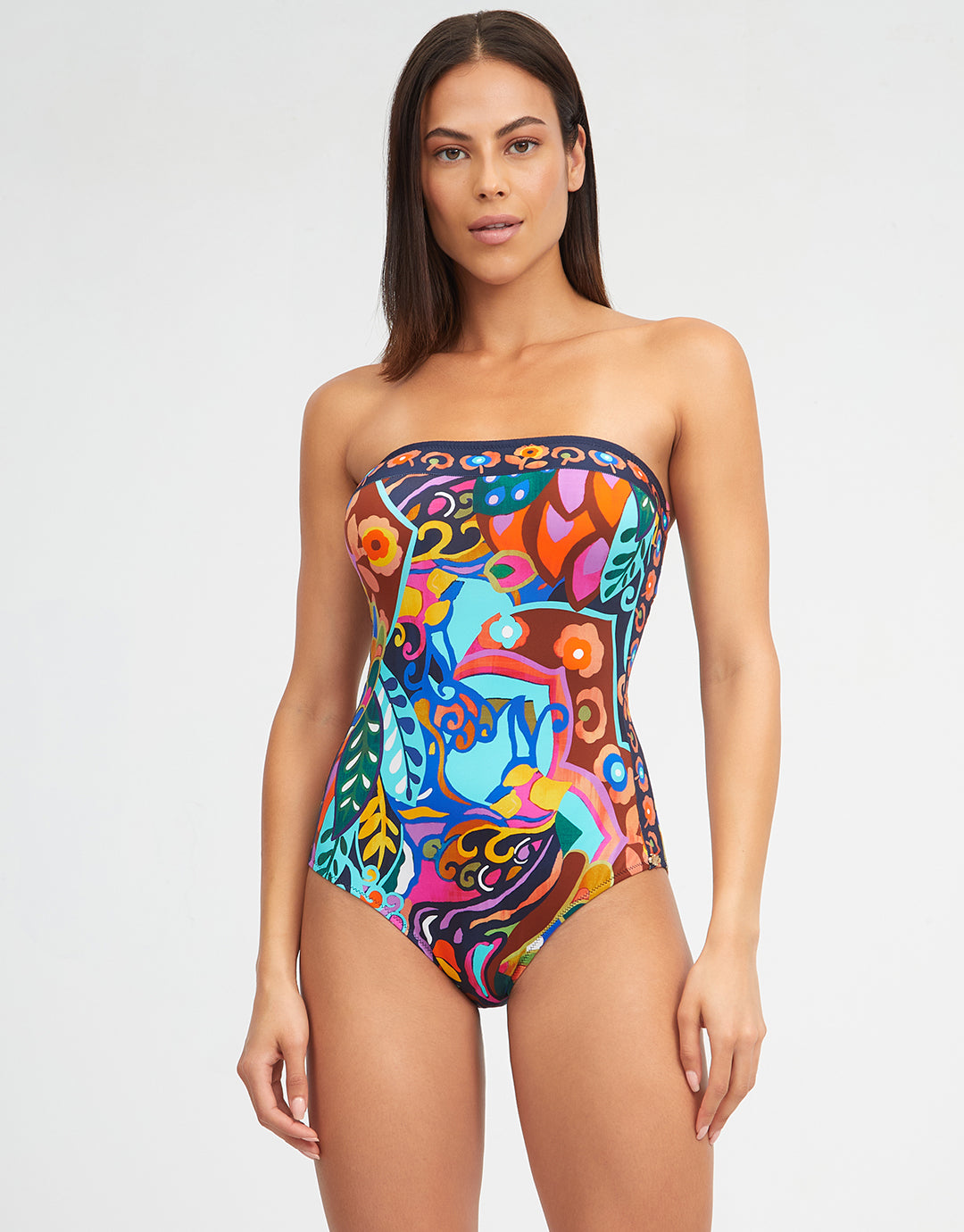 Aida Bandeau Swimsuit - Simply Beach UK