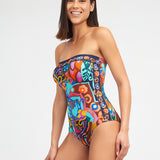 Aida Bandeau Swimsuit - Simply Beach UK