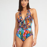 Aida Plunge Swimsuit - Simply Beach UK