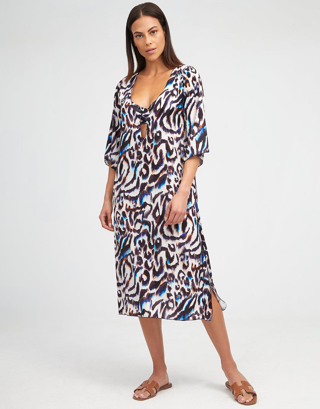 Alika Beach Dress - Animal - Simply Beach UK