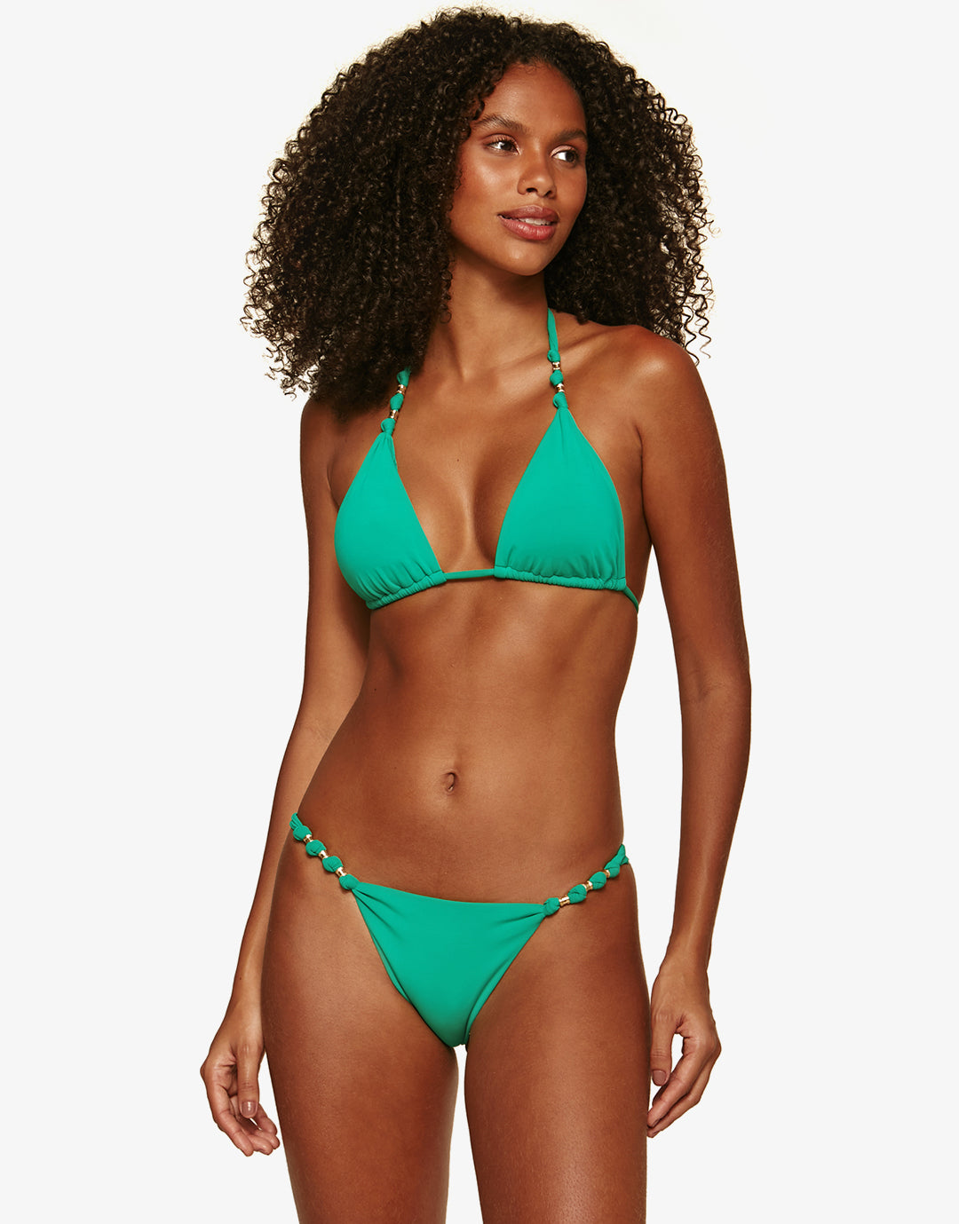 Forest Paula Pant Bikini Pant -Green - Simply Beach UK