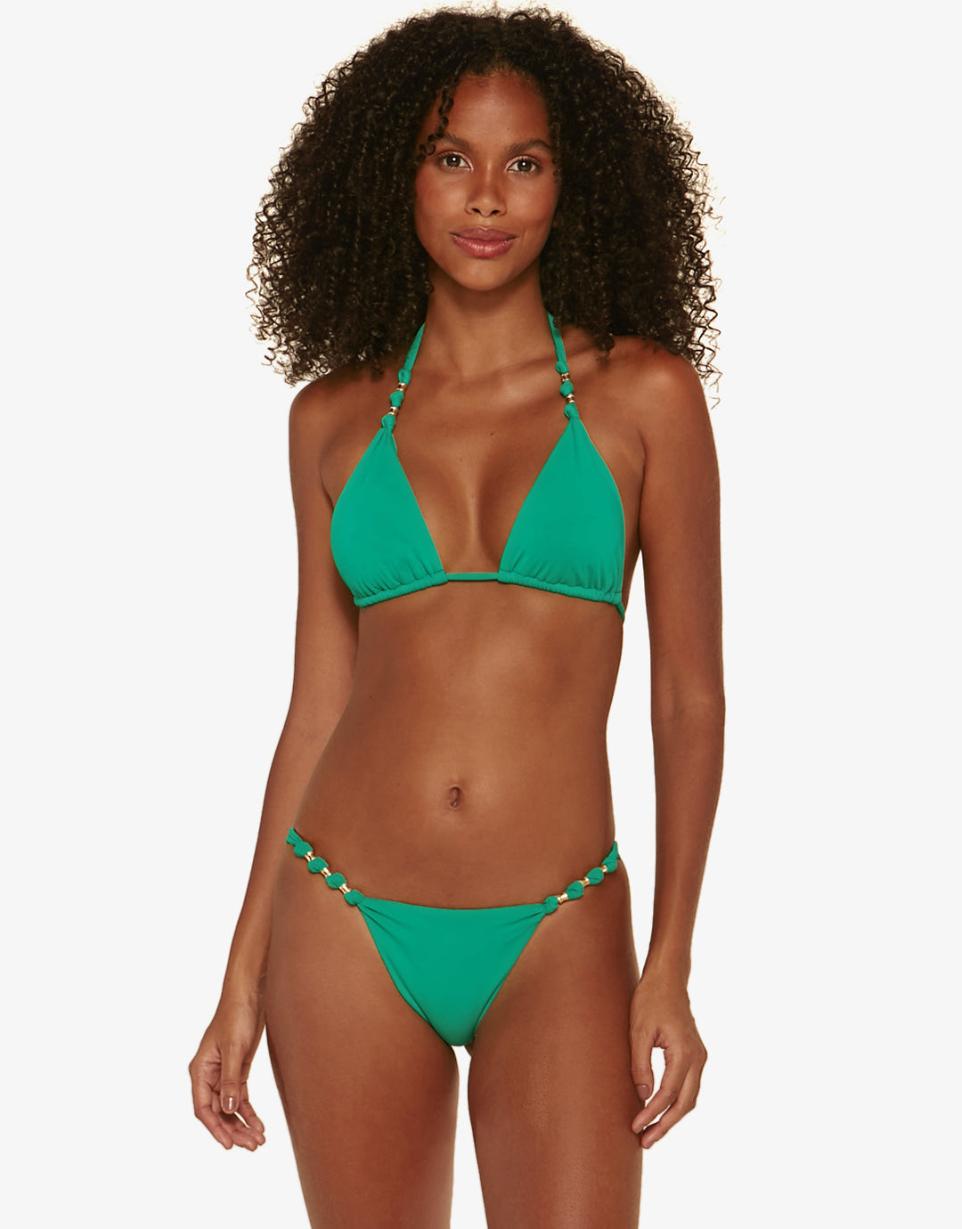 Forest Paula Pant Bikini Pant -Green - Simply Beach UK