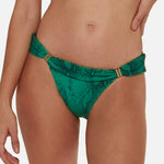 Green Snake	Bia Tube Bikini Pant - Green - Simply Beach UK