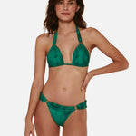 Green Snake	Bia Tube Bikini Pant - Green - Simply Beach UK