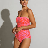 Palma B Cup Bandeau Swimsuit - Pink